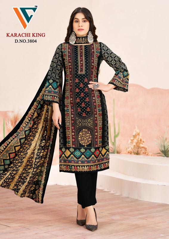 Vandana karachi king vol-38 cotton dress material at wholesale rate
